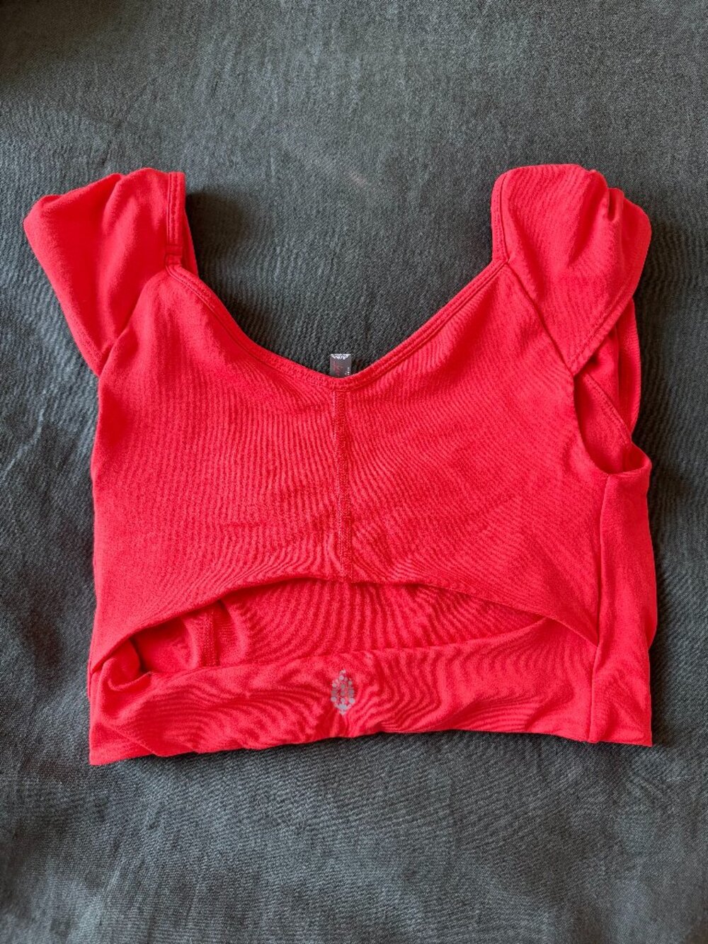 Free People Movement Coral Ruched Sports Bra Crop Top Size Small